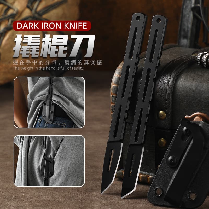 Pry Bar Knife EDC Tool Neck Knife Portable Mini Knife Outdoor Tool