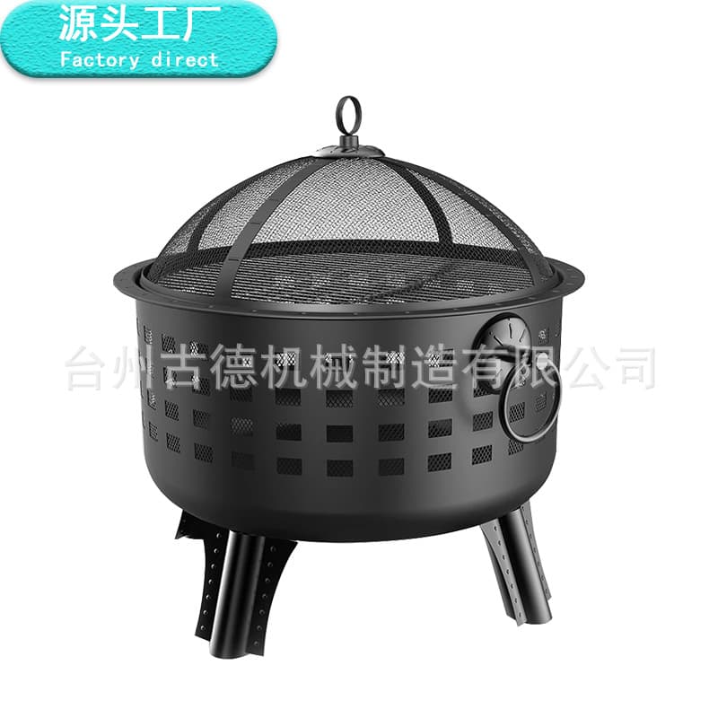 Winter outdoor charcoal stove with thickened heating, multifunctional courtyard brazier for home use
