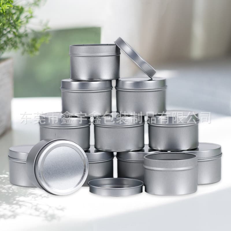 Emergency disaster prevention candle, typhoon and power outage backup, household indoor and outdoor storage, tinplate candle cup, empty tin can