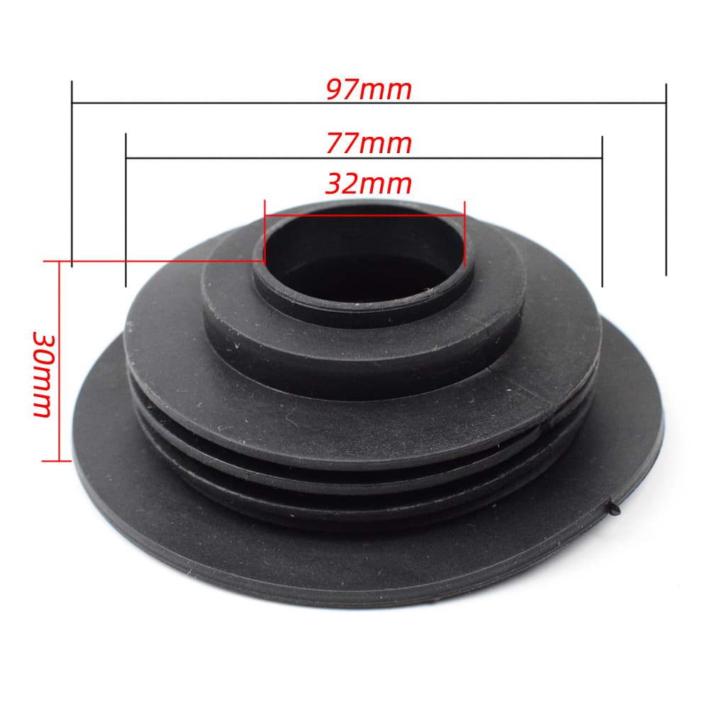 Cross-border best-seller LED dust cover C6 universal large hole suitable for dual-light fan-style headlights extended dust cover