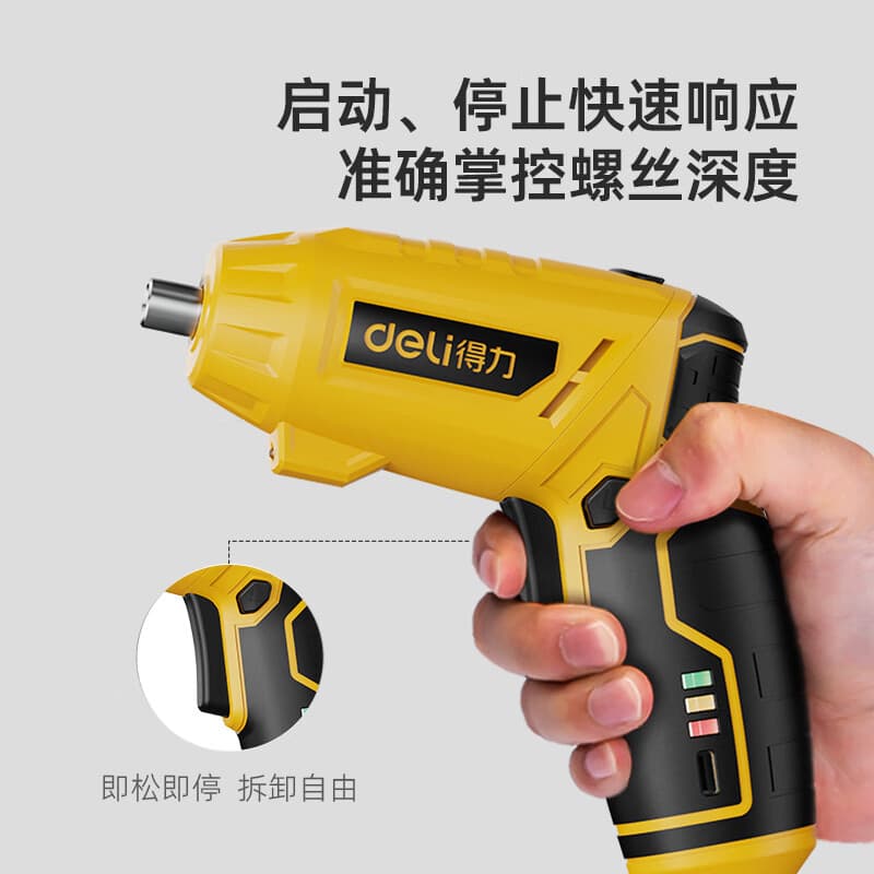 Deli Electric Screwdriver Multi-functional Rechargeable Mini Screwdriver Power Driver DCT162