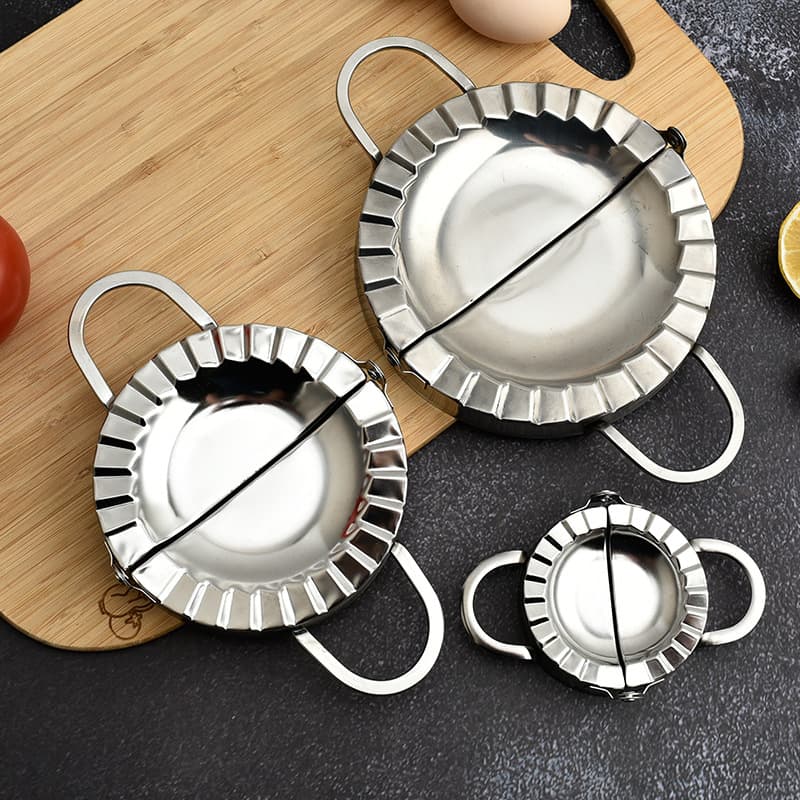 304 Stainless Steel Filling Scoop, Dumpling Clamp, Dumpling Skin Cutter Mold, Stainless Steel Dumpling Maker Wholesale
