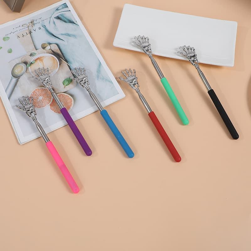 Source Factory Ghost Hand Stainless Steel Telescopic Back Scratcher Massager Self-Help Elderly Joy Back Scratcher