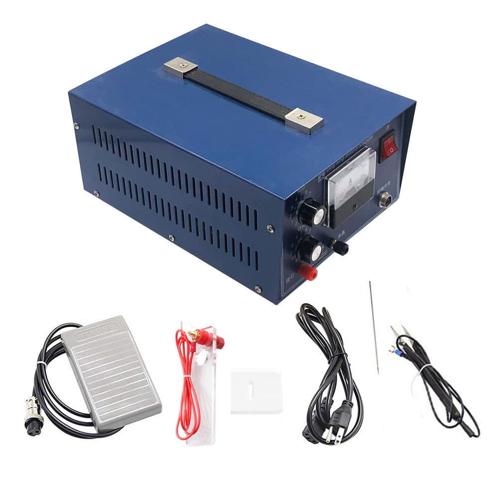 Dingxing Jewelry Spot Welding Machine Gold Silver Necklace Bracelet Welding Ring Small Machine Handheld Welding Torch Spot Welder Gold Making Machine