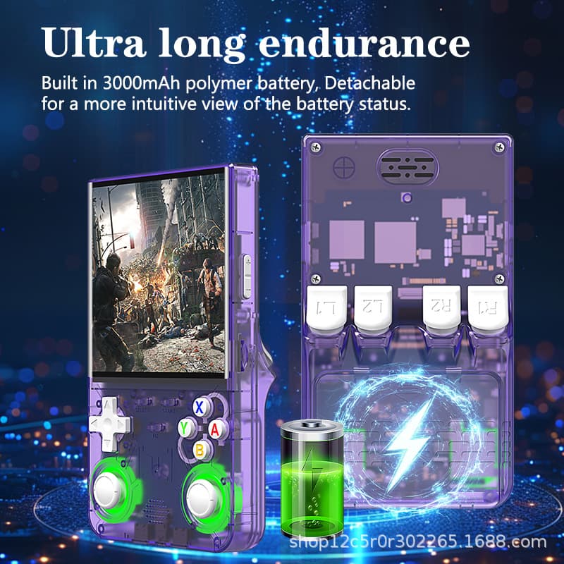 New R36 Ultra Handheld Game Console 4.0-Inch Retro Nostalgic Open-Source Console Screen Portable Gaming Device