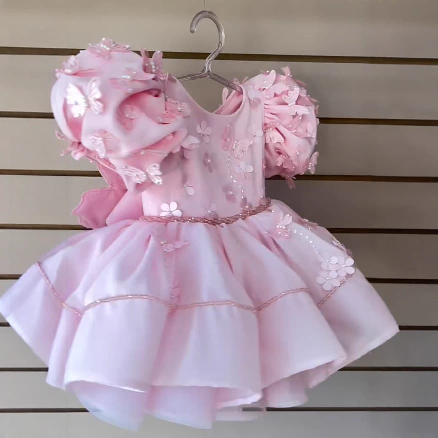 Summer Children's Formal Dress for Birthday Parties, Kids Model Runway, Piano Performance Stage Show, Tutu Dress European and American Style