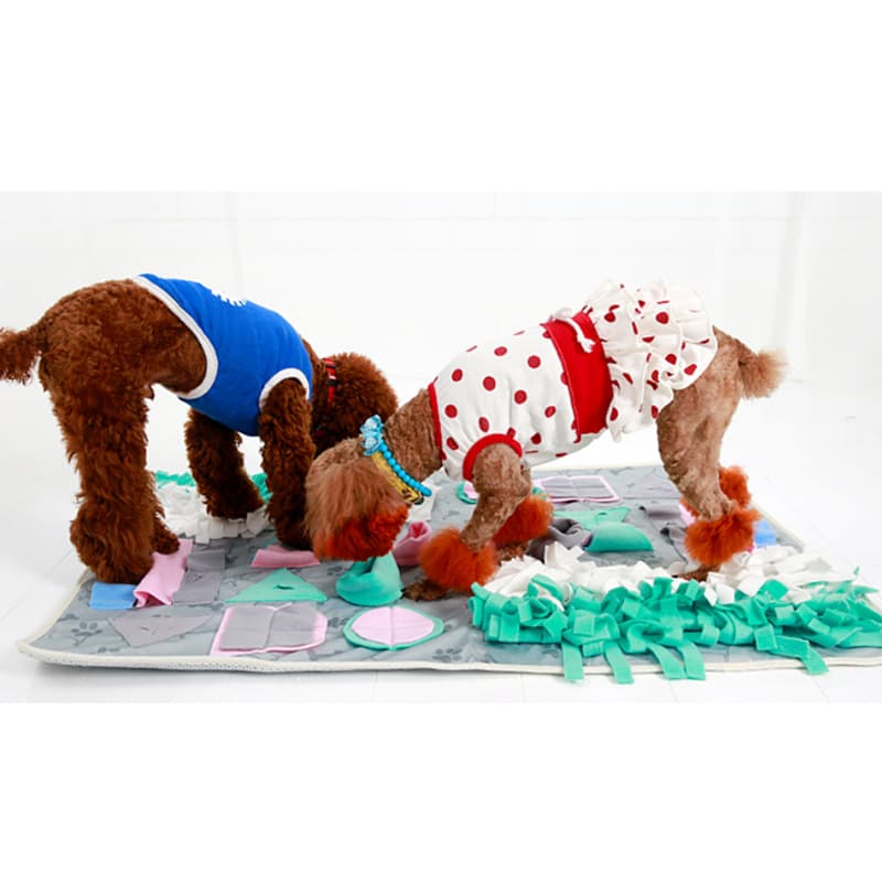 Korean Pet Snuffle Mat, Pet Scent Training Blanket, Dog Snuffle Mat, Slow Feeder Mat for Dogs