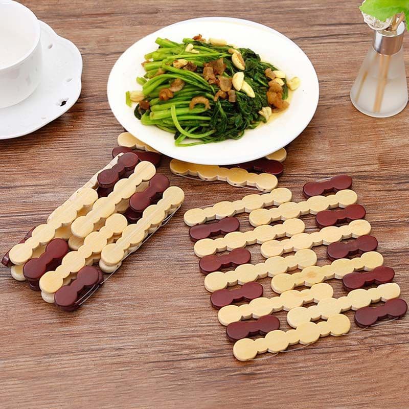 Household insulation mat dining table mat bamboo mat bowl mat table mat pot mat anti-scalding mat plate mat coaster mat casserole mat heat-proof mat