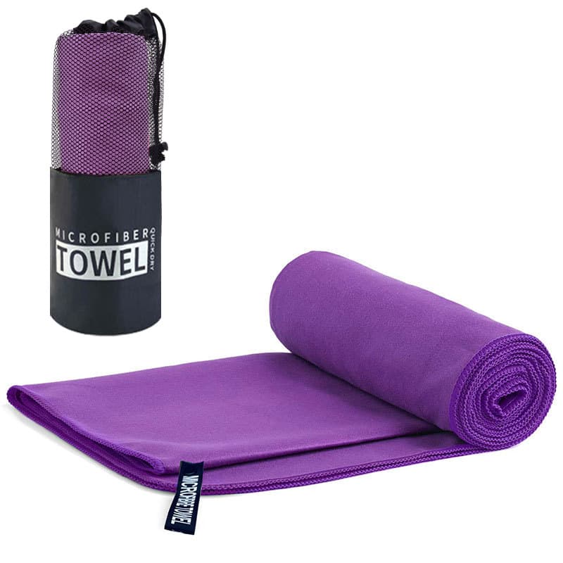 Cross-border outdoor multifunctional microfiber sports towel, suitable for outdoor sports, camping, fitness,