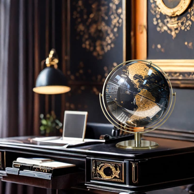 Foreign trade (export) multilingual globes, teaching supplies for geography students, various styles of globe ornaments