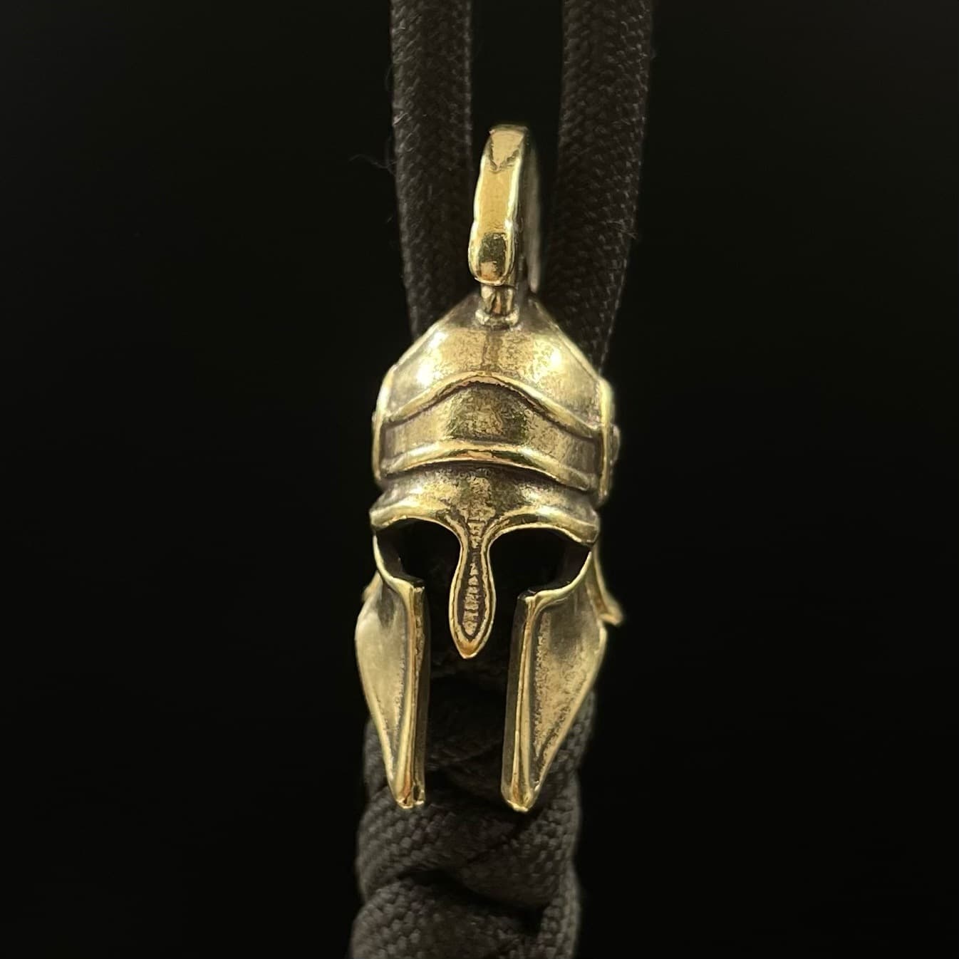Brass Antique Bronze Spartan Warrior Helmet Keychain Pendant Charm DIY Accessory Ornament Backpack Decoration
