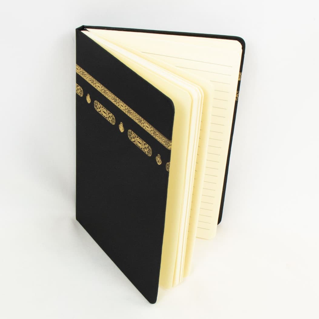 Middle East Umrah Black Gold Notebook Hajj Gold-Stamped Journal