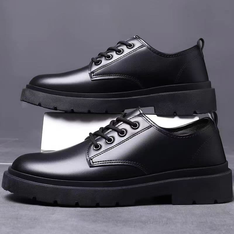 Soft Sole Wide Toe Comfort Ultra Soft Men's Leather Shoes Workwear Trendy Hot Style Breathable Groom's Shoes Hotel Size 44
