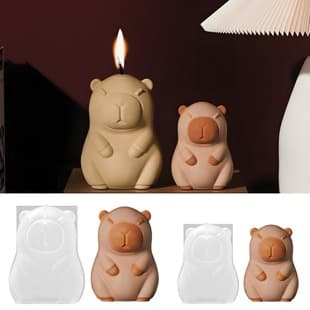 Deyi Life DIY Resin Mold Capybara Plush Aromatherapy Candle Silicone Mold Ornament Cross-Border Exclusive