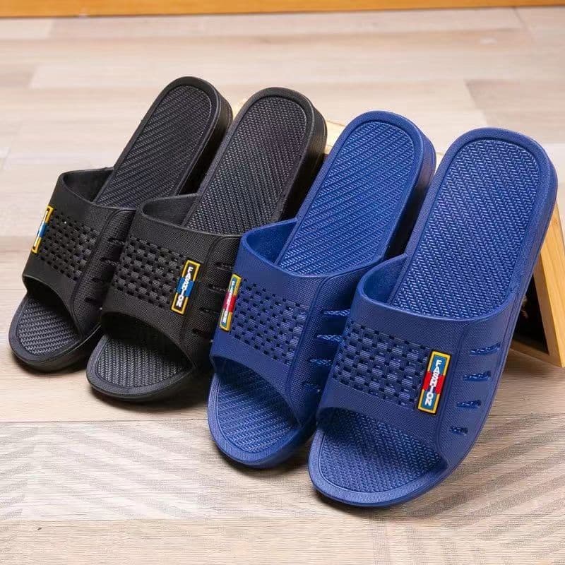 Men's Slippers Summer Anti-Slip Thick Sole Wear-Resistant Indoor Sandals Street Vendor Hotel Bathhouse Slippers Wholesale