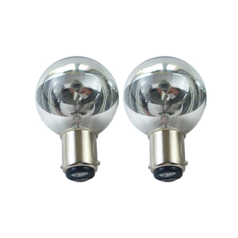 Optical instrument bulbs, 24V, 25W, 50W, double contact, 15mm diameter; medical surgical shadowless lamps; source manufacturer.