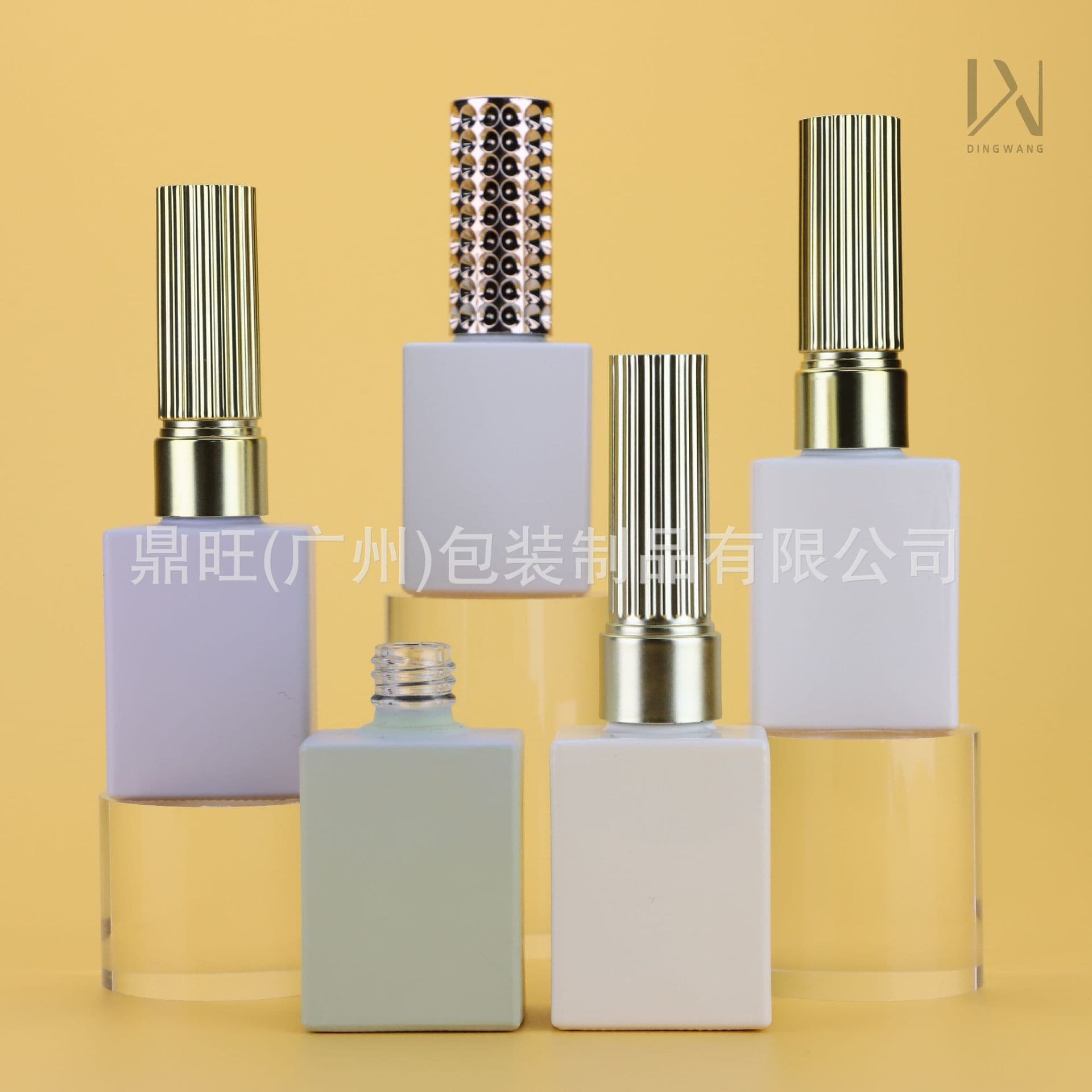 Nail Gel Empty Bottle Spray Plating Light-Blocking Nail Gel Glass Empty Bottle Nail Art Refill Bottle Nail Gel 15ml