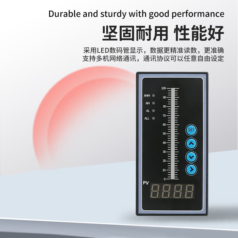Digital Display Regulator Water Level Bar Graph Display Liquid Level Thermocouple SDT804 Intelligent Single Bar Graph Measurement and Control Instrument