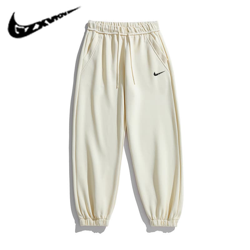 Cross-border Men's Pants Autumn New Arrival American Casual Trendy Joggers Men's Tapered Loose Fit Couple Knit Pants