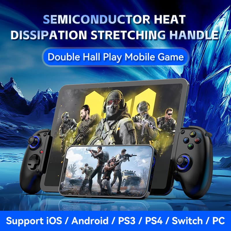 D10 stretch cooling game controller IOS Delta simulator PS4/PS5/xb streaming wireless controller