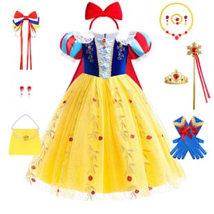 Snow White Little Girl Cosplay Fashion Dress Children Princess Dress Tutu Skirt Frozen Elsa RA69