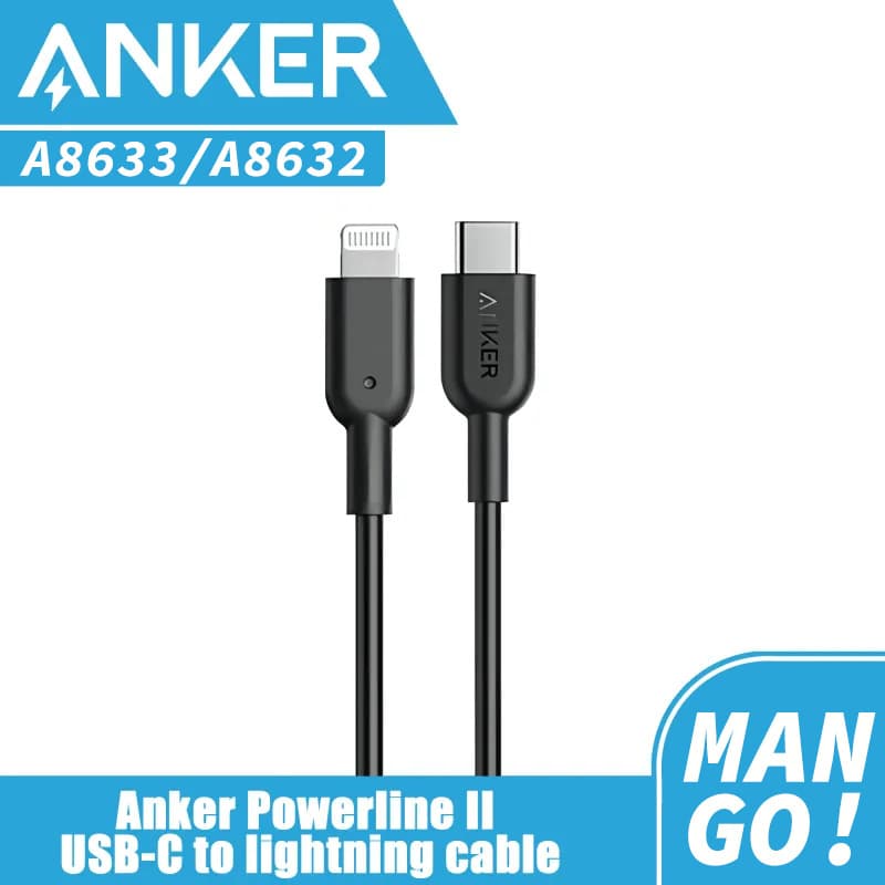 Anker Type-C Fast Charging Cable PD MFI Certified Charging Cable Compatible with Apple