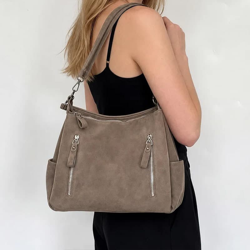 Maillard Retro Large Capacity Tote Bag for Women, Fashionable Textured Handbag for Commuting, Women's Bag Wholesale