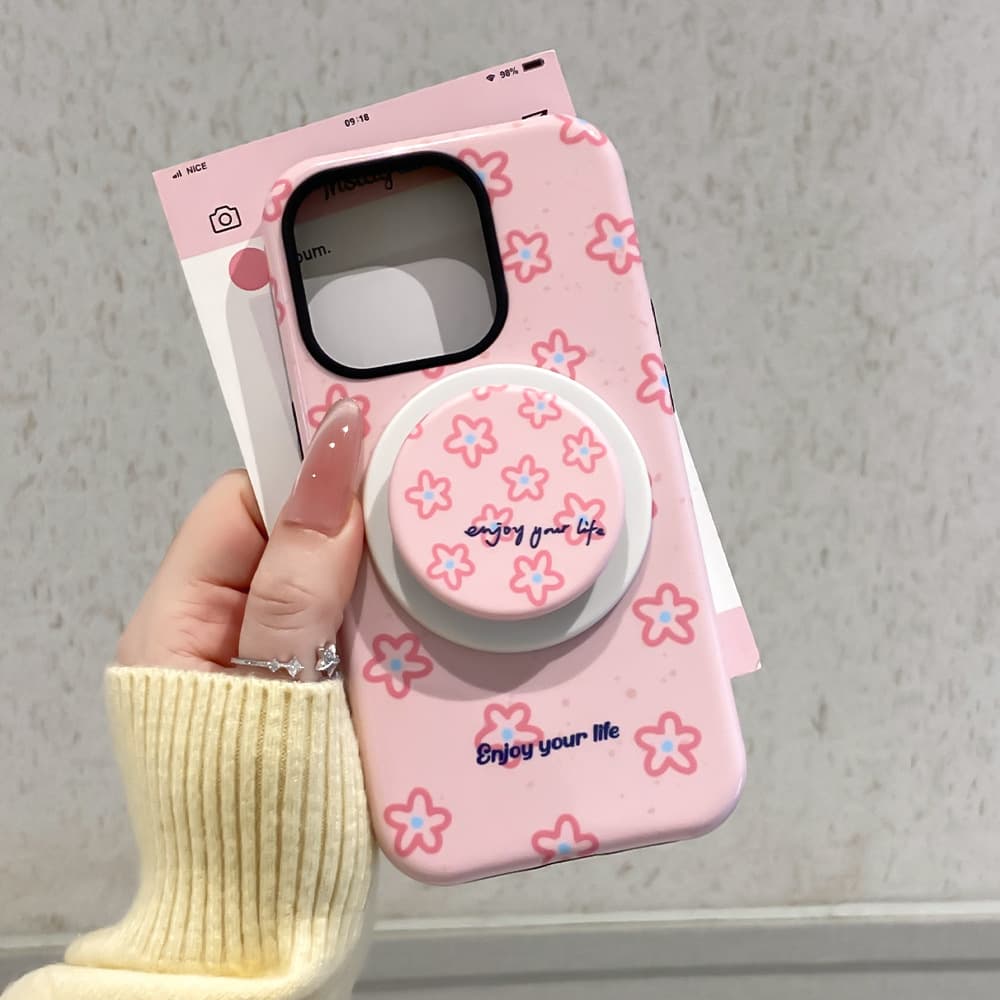 Compatible with Apple 16/17 Pro Max Magnetic Mount Phone Case for iPhone 13/14 Film Ins Style 15 Shockproof