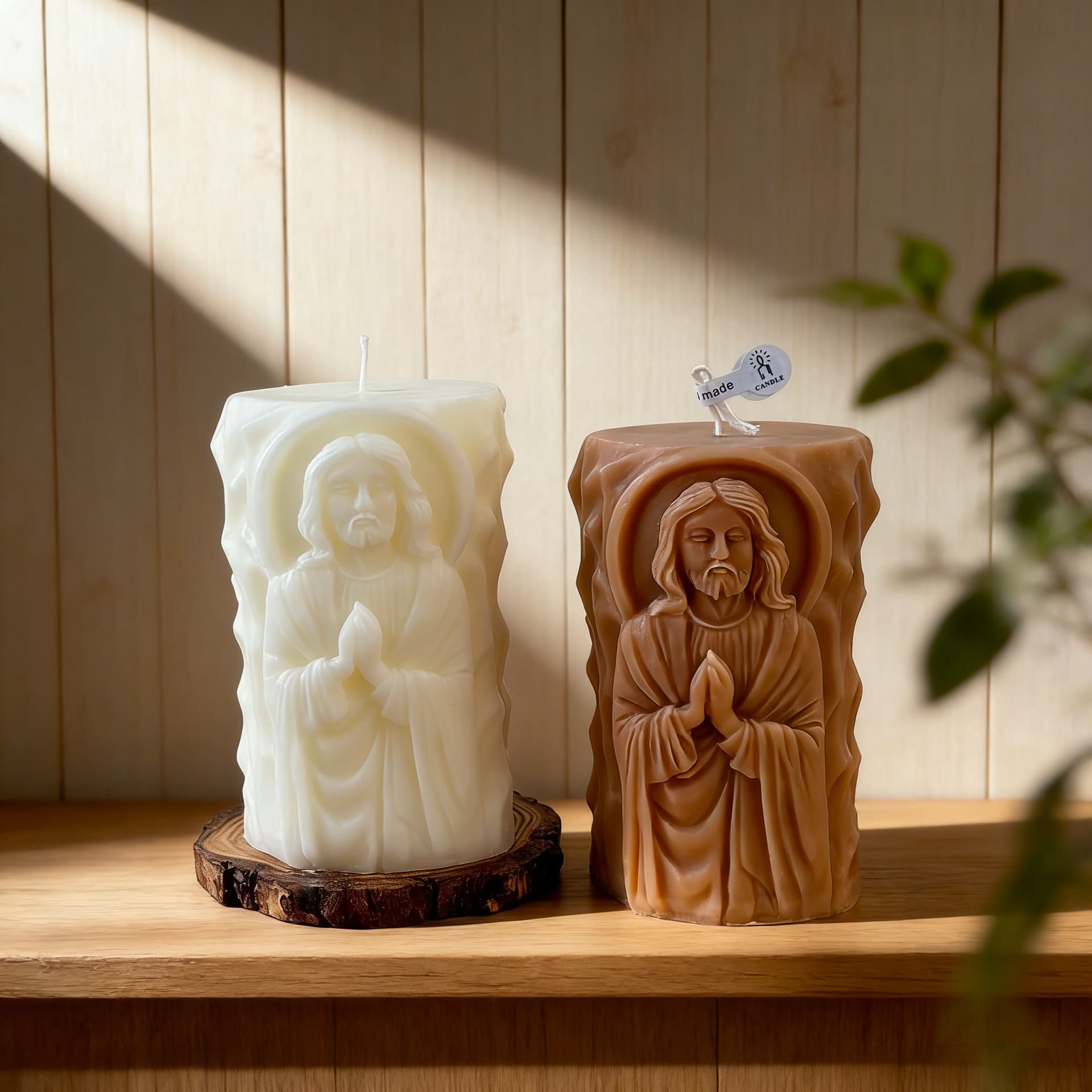 Cross-border European-style 3D Statue Aromatherapy Candle, Smokeless Soy Wax Decorative Ornament Gift Candle
