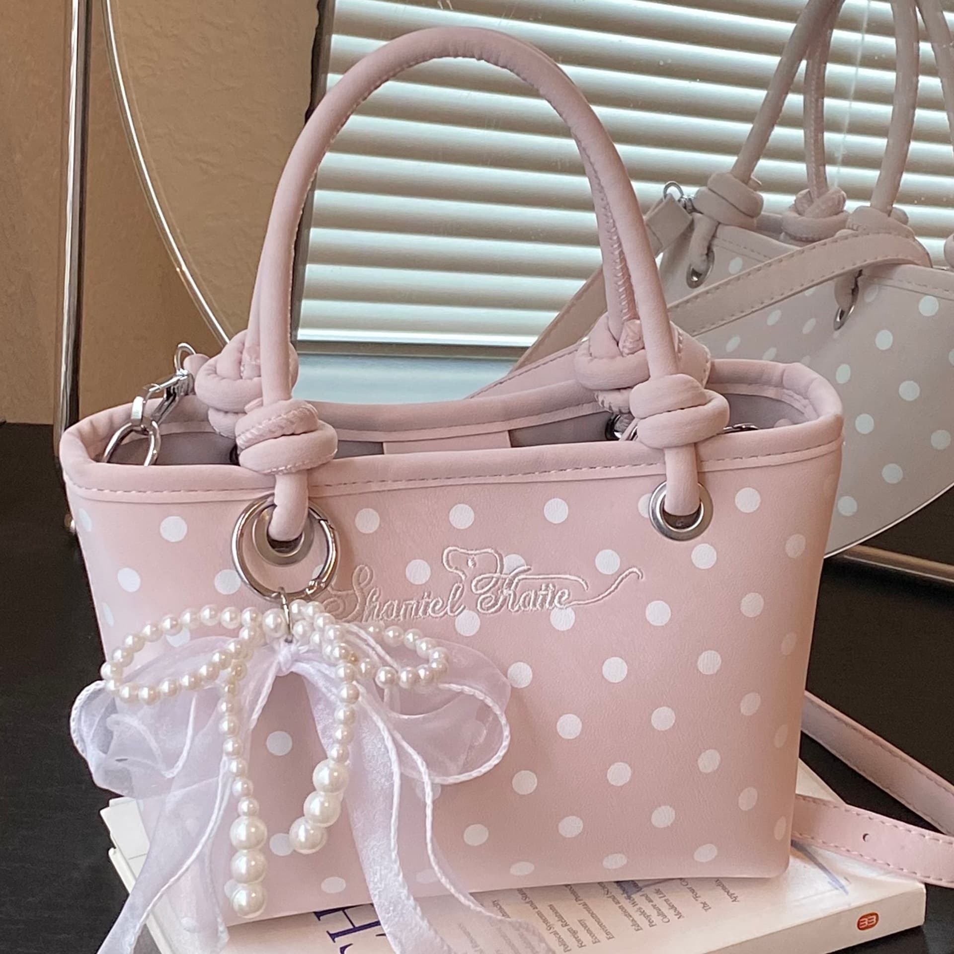 Crossbody Bag for Women 2026 New Trendy Versatile Polka Dot Bucket Bag Fashionable Handbag