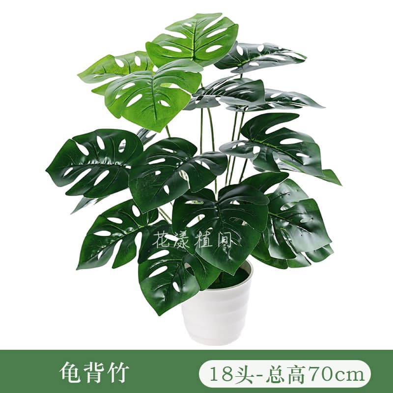 Wholesale Artificial Leaf Plant Wall Green Wall Landscaping Decoration Green Foliage Pothos Monstera Artificial Greenery Small Leaves
