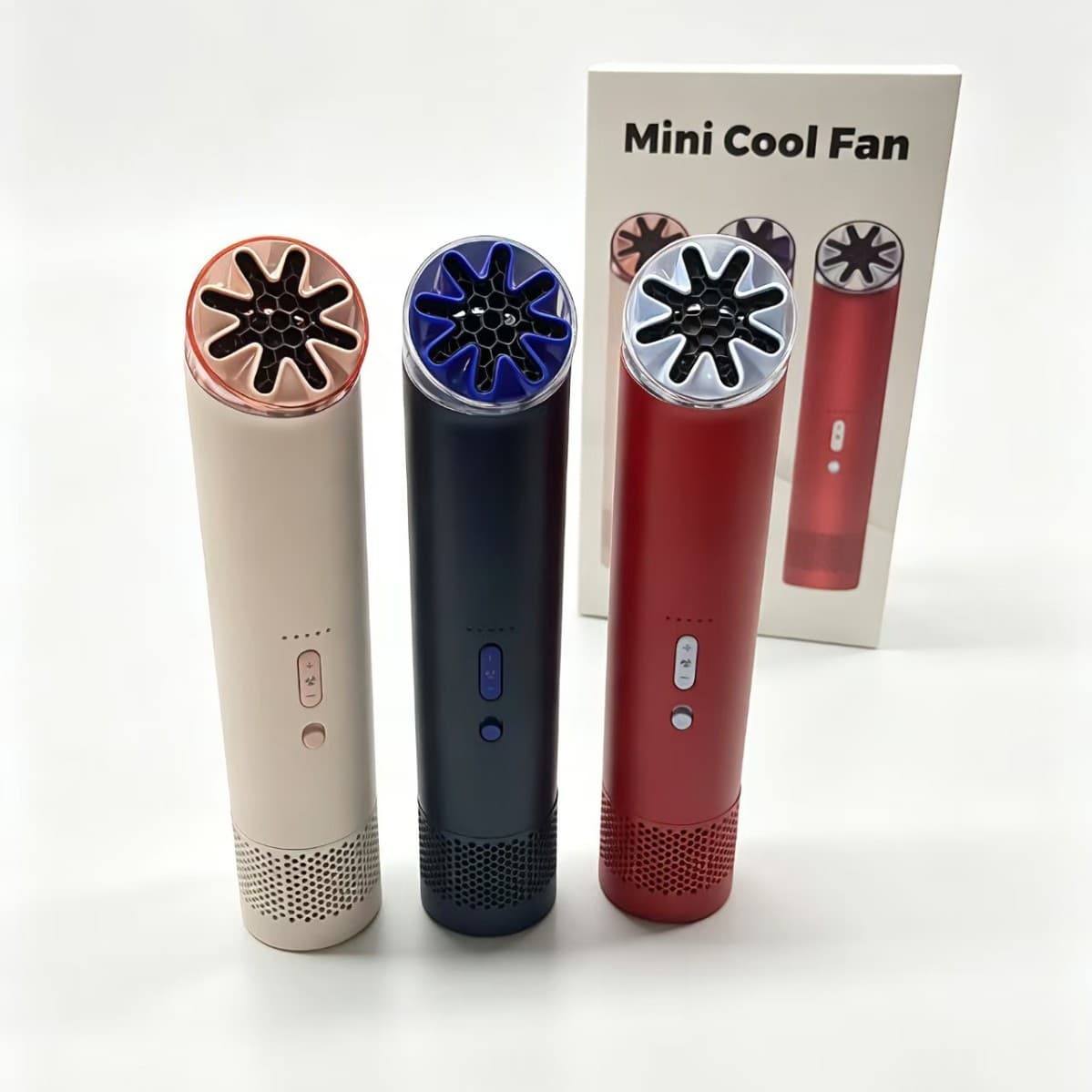 Huaqiangbei Handheld Bladeless Mini Fan, Outdoor Portable Neck Fan, Silent High-Speed Fan