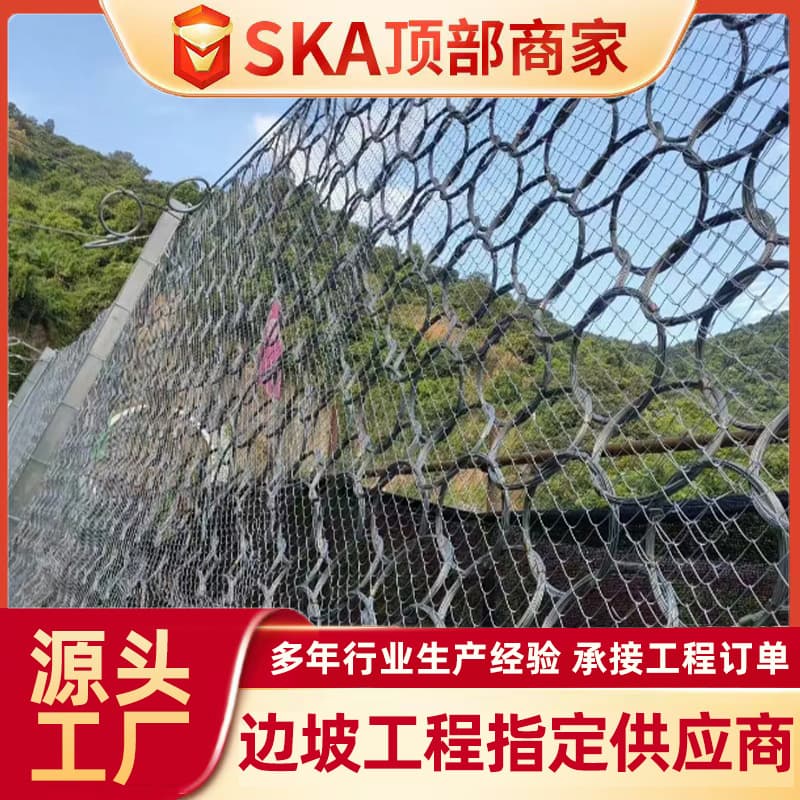 Ring Slope Protection Net SNS Flexible Protection Net Slope Protection Net APS-200 Intercepting Landslide Rockfall Net
