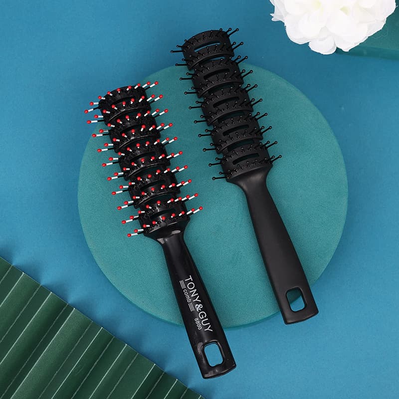 Comb Cross-Border Amazon Men's Oily Hair Salon Smoothing Comb Hairdressing Comb Styling Comb Nine-row Hair Comb Rib Comb