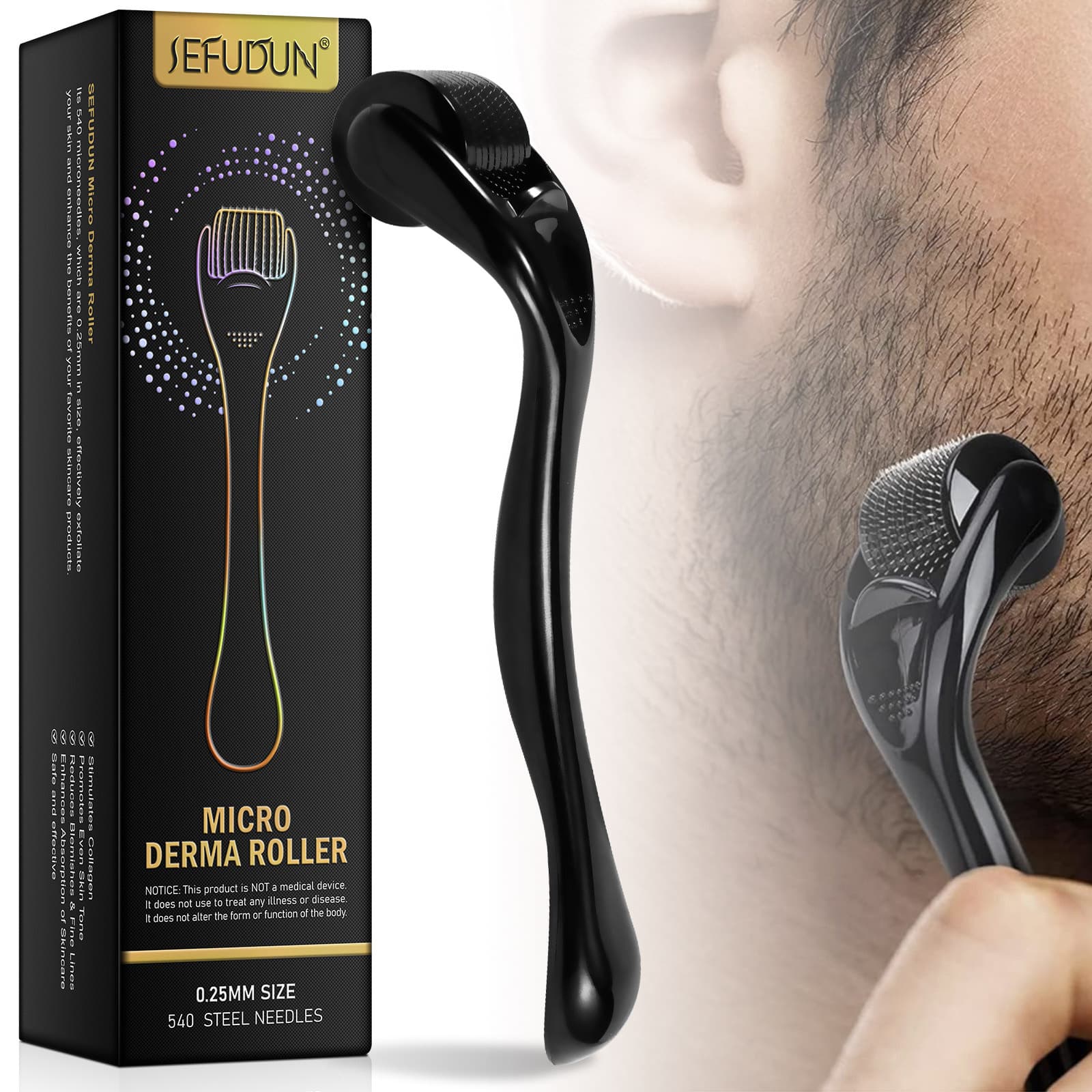 SEFUDUN microneedle roller MICRO DERMA ROLLER