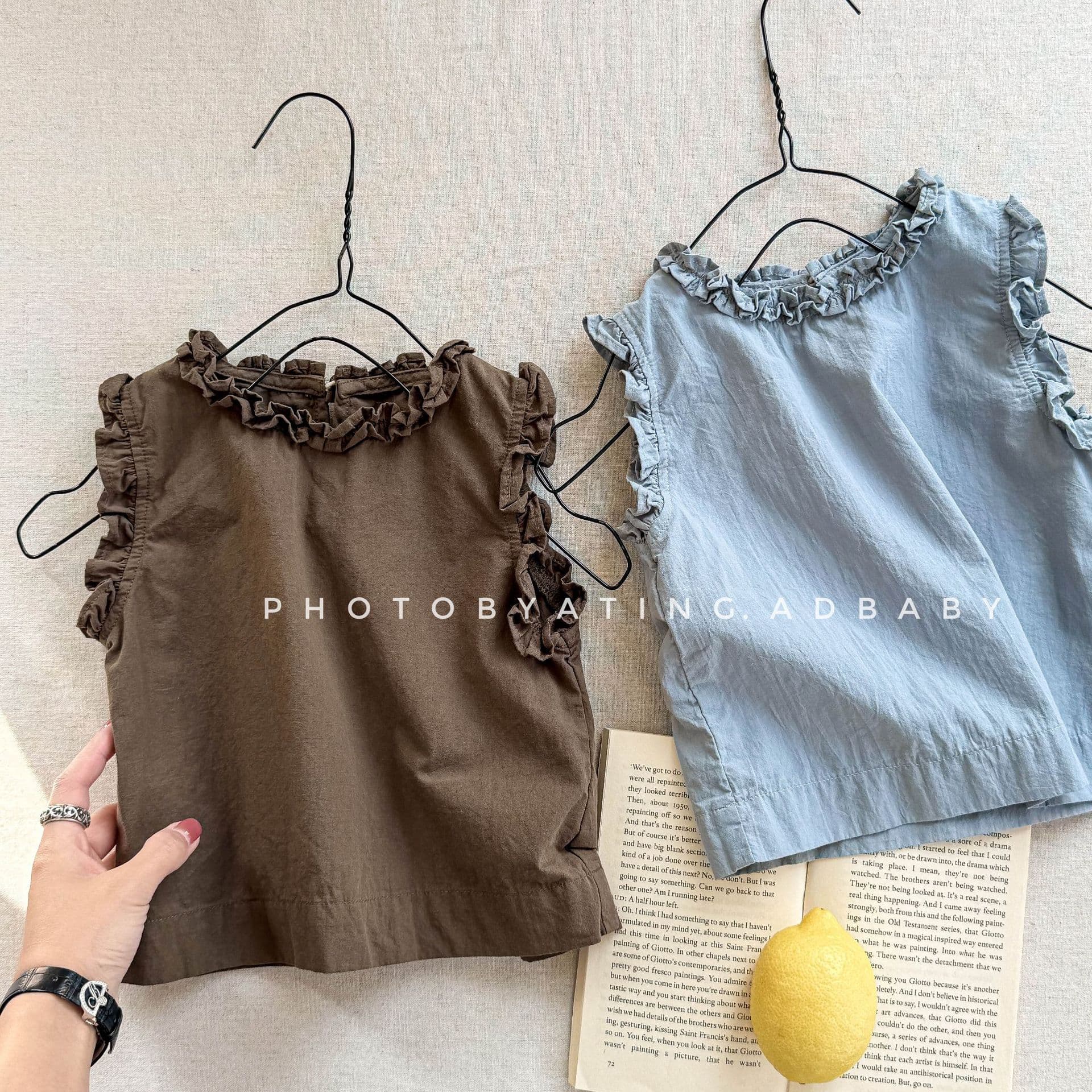 2026 Huzhou Children's Clothing Summer New Arrivals Girls' Summer Wear Korean Style Sleeveless Lace Summer Top 6207