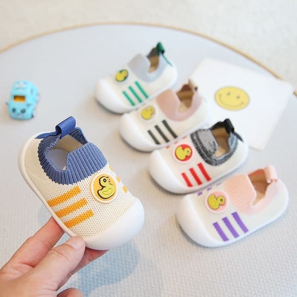 New Spring/Autumn Mesh Baby Boy Walking Shoes, Infant Girl Shoes, Breathable, Soft, Non-Slip, Knitted Toddler Shoes
