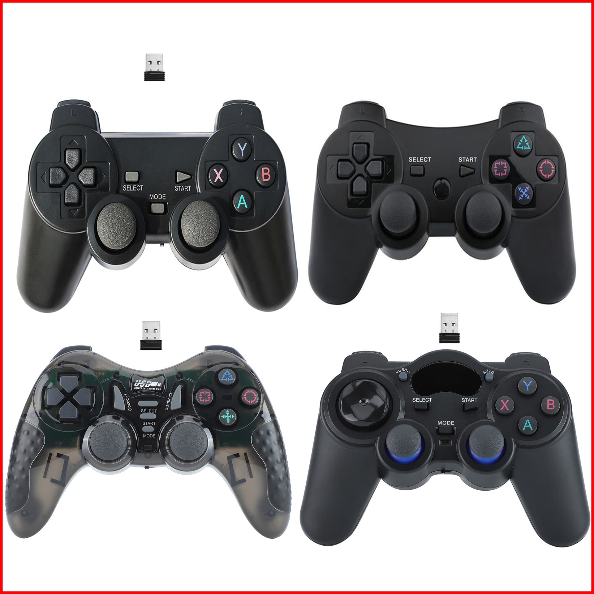 Smart TV Smart Car Tesla Game Set-Top Box PC360 Computer Wireless Game Controller Steam