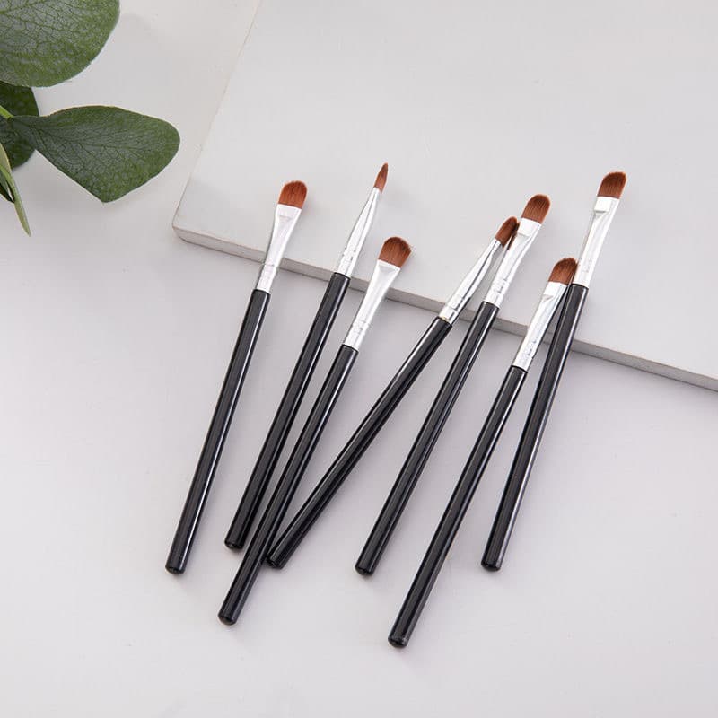 Manufacturer supply new makeup brush single eyeshadow brush, portable double-ended eyeshadow brush beauty tool cosmetic accessory