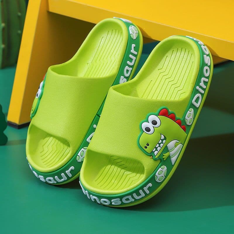 Kids Slippers for Boys and Girls Summer 2025 New Dinosaur Bathroom Non-Slip Parent-Child Home Casual Slippers