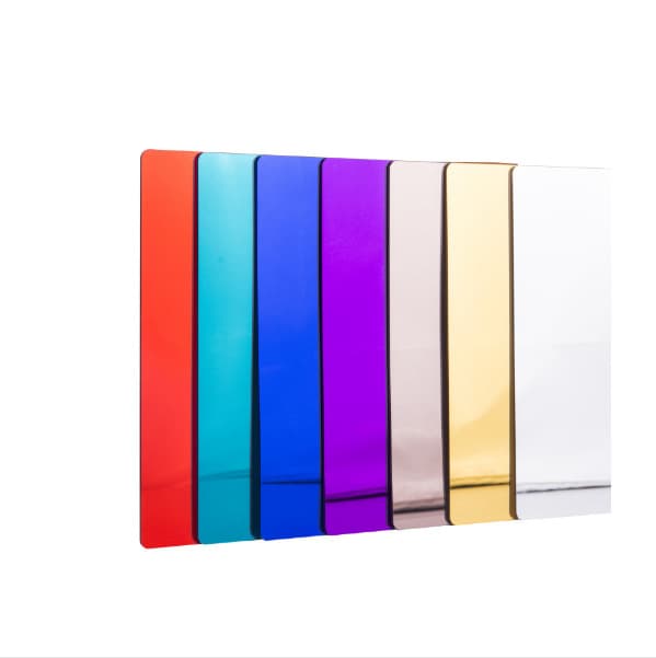 PMMA Mirror Sheet, PS Mirror Panel, High Definition Electroplated Gold/Silver/Color, Acrylic Mirror Sheet, Factory Direct