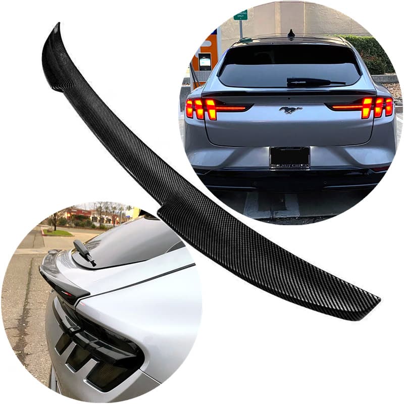 Suitable for Ford Mustang Mach-E electric Mustang rear wing Mustang electric horse GT sports modified center wing