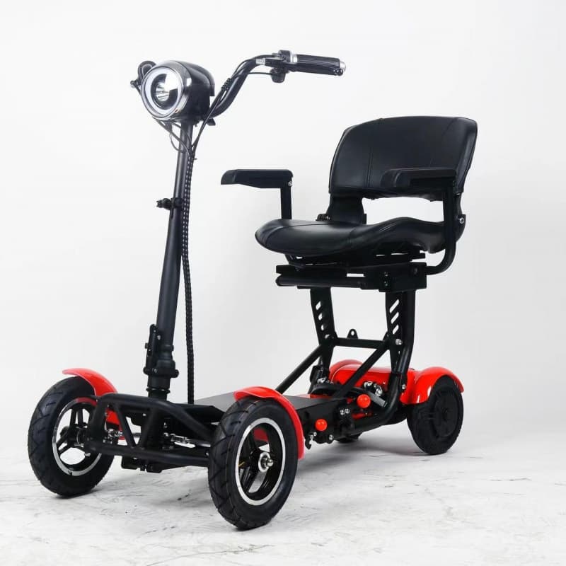 New Small Household Senior Mobility Scooter, Mini Electric Vehicle for Women to Pick Up Children, Four-Wheel Folding Electric Scooter