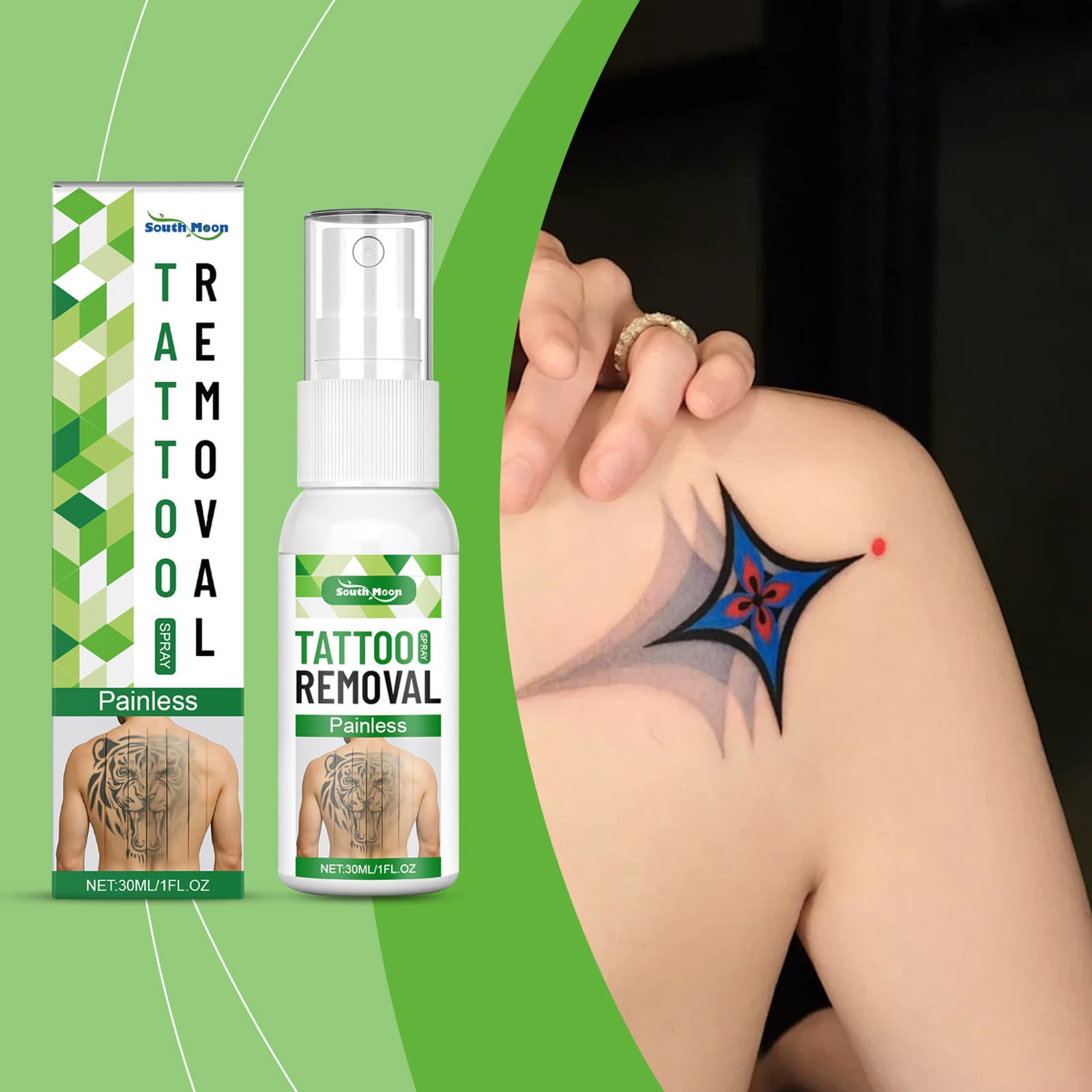 SOUTH MOON Body Care Spray Gentle Nourishing Cleansing Skin Care Comfort Tattoo Care Spray