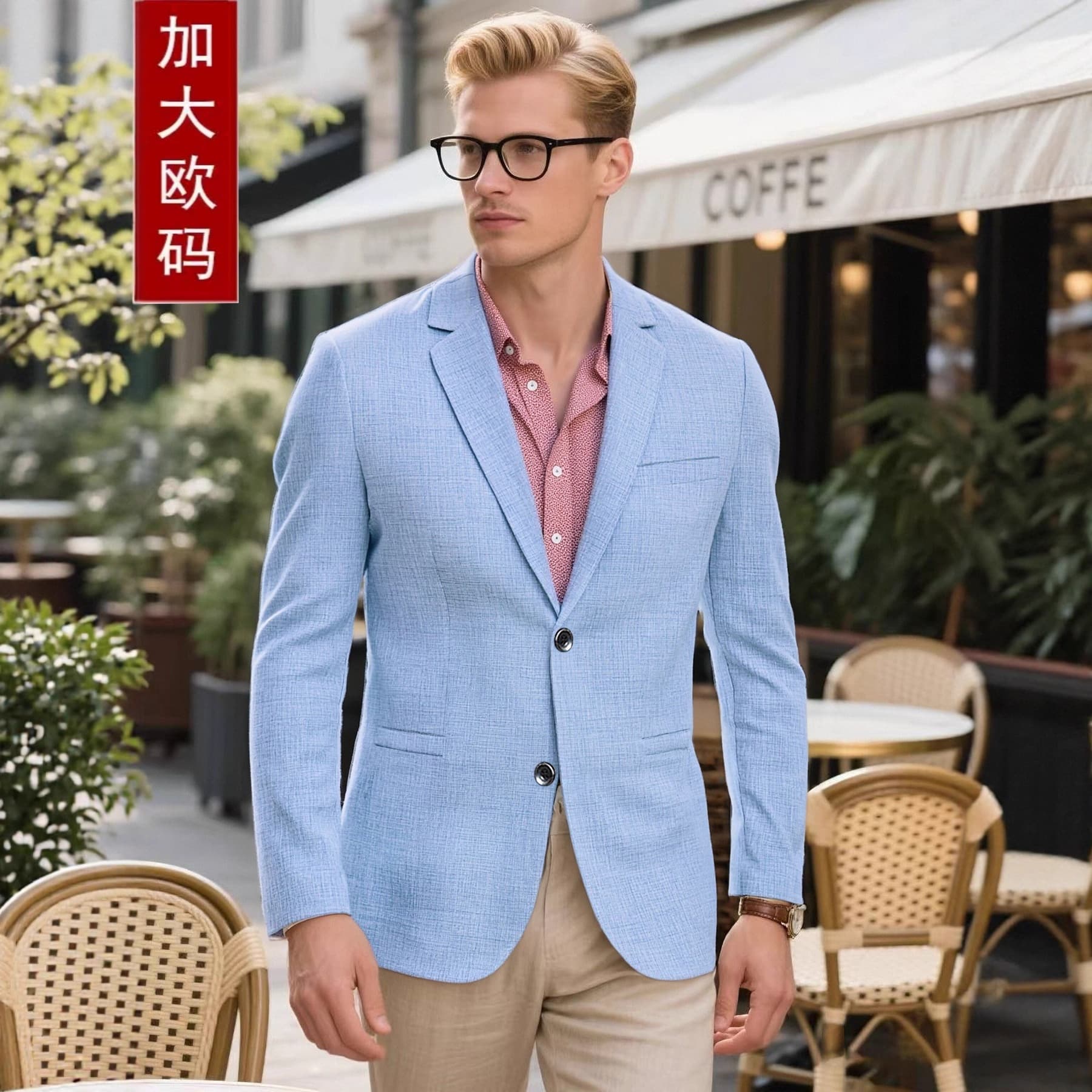 American Best Seller Men's Fashion Casual Versatile Wrinkle-Free Lapel Spring/Autumn New Solid Color Suit Top Jacket