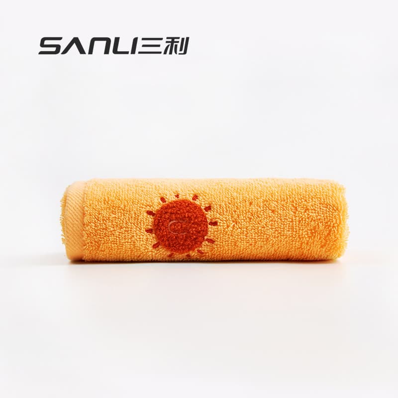 [New] Sanli Towel 25*50 Baby Face Towel Pure Cotton Towel Embroidered Hand Towel Baby Drool Towel
