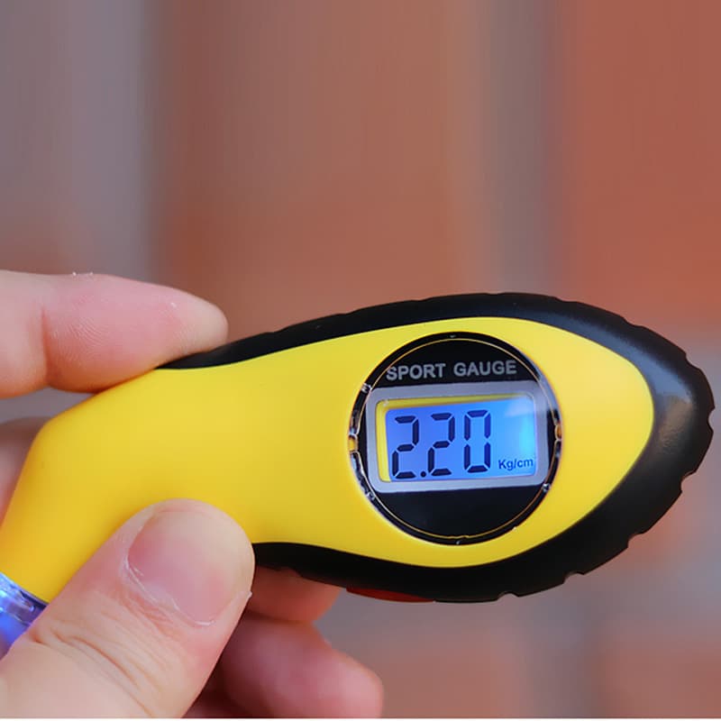 Tire pressure gauge with LED display, electronic digital tire pressure gauge, car tire pressure gauge