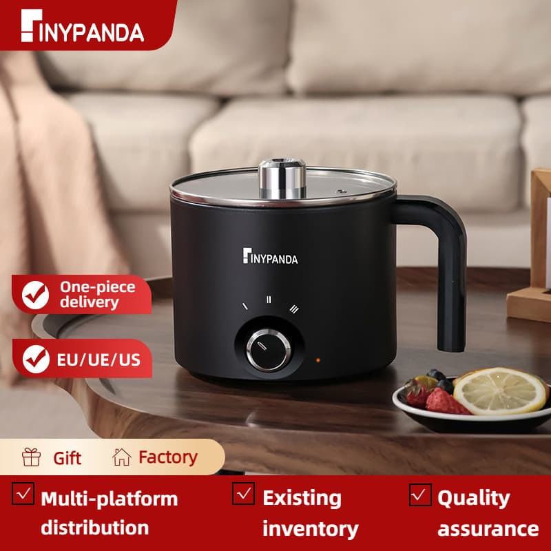 Cross-border dropshipping multi-functional steaming and cooking all-in-one dormitory mini electric cooker/hot pot for 1-2 people with low power