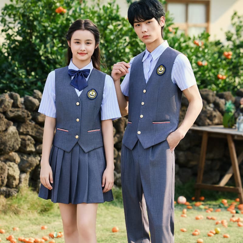 Unisex Vest, Elegant JK Academic Style, Professional Hotel Front Desk, Preschool Teacher Uniform, Billiards Workwear Set