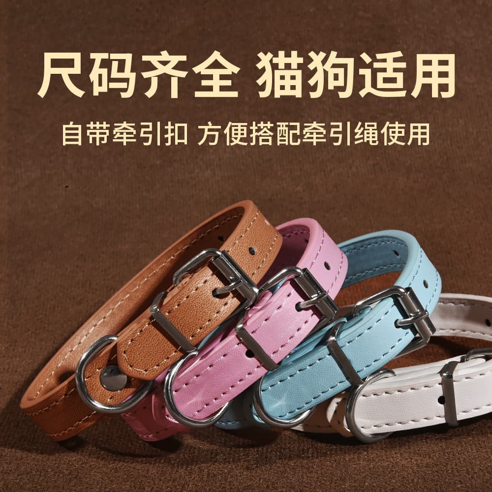 Dog Collar Cat Collar Puppy Kitten Pet Chain Small Dog Collar Leash Set Medium Dog Accessories